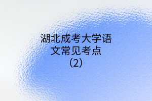 語文常見考點(diǎn)2